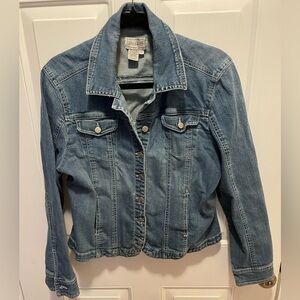 EUC LIVE A LITTLE DENIM JACKET LARGE 💕